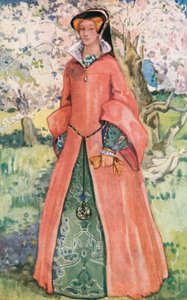 Eine Frau aus der Zeit von Maria 1553-1558 von Dion Clayton Calthrop