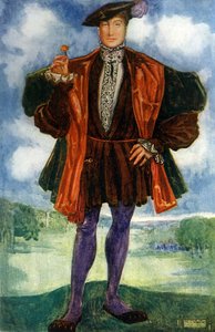 Männerkostüm zur Zeit von Heinrich VIII (1509-1547)
