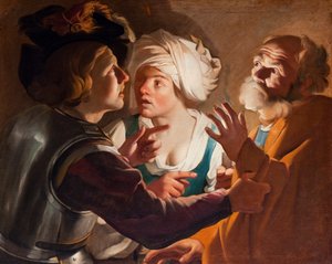 Die Verleugnung des Heiligen Petrus von Dirck Baburen van