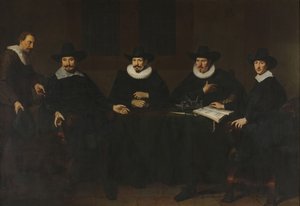 Die Hauptleute des Saainerings in Amsterdam, 1643 von Dirck Dircksz. van Santvoort