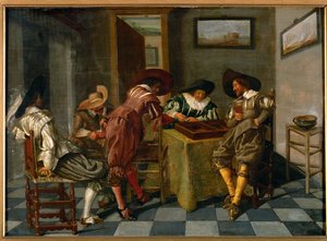 Kartenspieler von Dirck Hals