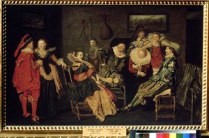 Die fröhliche Gesellschaft von Dirck Hals