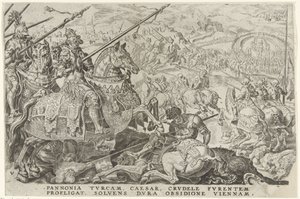 Befreiung von Wien, 1529 von Dirck Volckertsz. Coornhert