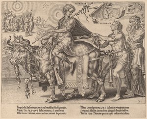 Der Triumph von Joseph von Dirck Volckertz Coornhert after Maerten van Heemskerck