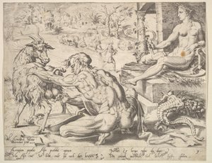 Asher, aus der Serie Die zwölf Patriarchen, 1550 von Dirck Volkertsen Coornhert