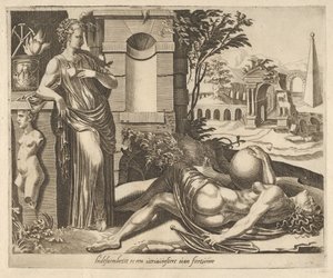 Geduld als Sieger über das Schicksal aus Sechs Sprüche über das Schicksal (ca. 1560)
