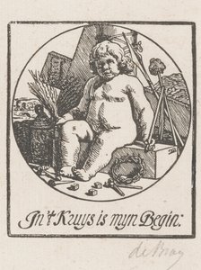 Christuskind umgeben von Leidenswerkzeugen