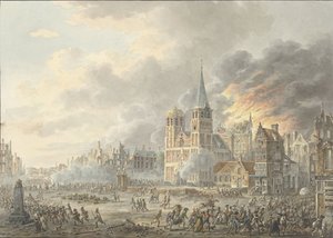 Die Einnahme einer Stadt durch französische Truppen