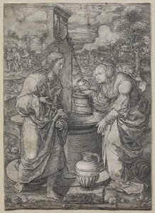 Christus und die Frau von Samaria
