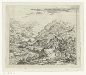 Ansicht in den Highlands von Schottland