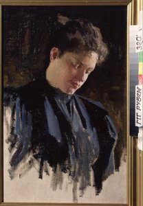 Porträt der Künstlerin Olga Ludvigovna Della-Vos-Kardovskaya von Dmitri Nikolayevich Kardovsky
