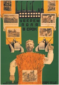 Lasst uns die Ernte rechtzeitig auf den Feldern einbringen, 1930