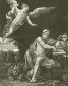 Heiliger Hieronymus mit dem Engel