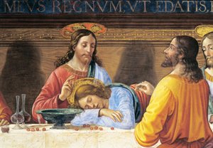 Florenz, Refektorium des Klosters San Marco, Jesus und St. Johannes (Detail)