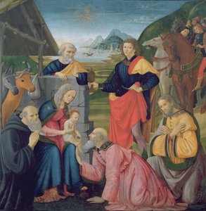 Die Anbetung der Könige von Domenico Ghirlandaio