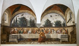 Das letzte Abendmahl von Domenico Ghirlandaio