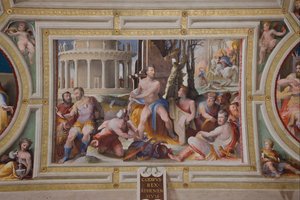 Das Opfer des Kodros, König von Athen Öffentliche Tugenden griechischer und römischer Helden, 1529-1535