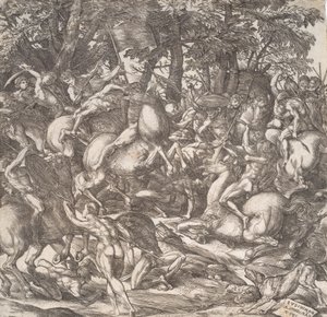 Reiterkampf von Domenico Campagnola