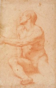 Sitzender Akt von Domenico Cresti