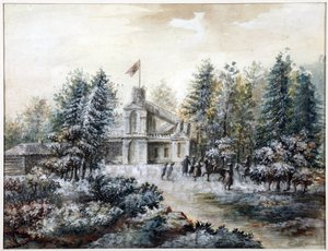 Jagdpavillon Crack in Pawlowsk von Domenico Felice Lamoni