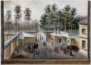 Das Krankenhaus von St. Maria Magdalena in Pawlowsk, ca. 1783