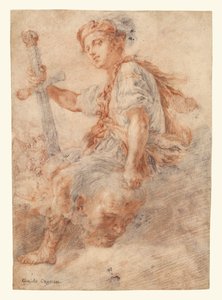 David mit dem Haupt des Goliath