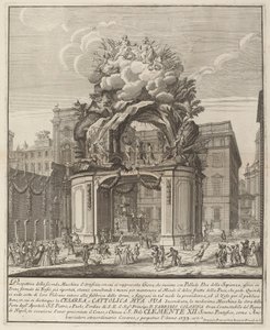Jupiter und Minerva und die Schmiede des Vulkan, für das "Chinea"-Fest