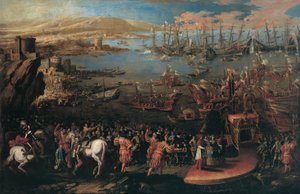 Die Landung der Infantin Maria in Neapel von Domenico Gargiulo