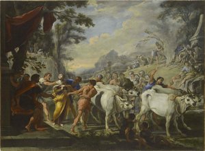 Das Martyrium der heiligen Lucia, um 1640-1650
