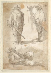 Figurale Studien von Soldaten