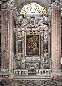 Verkündigung, Altar, sechste Kapelle, ca. 1679