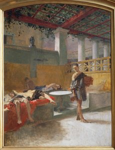 Das Triklinium nach der Orgie, ca. 1860