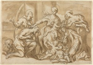 Madonna umgeben von Heiligen