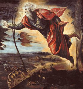 Die Erschaffung der Tiere (Detail)