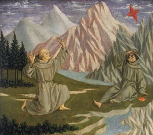 Der heilige Franziskus empfängt die Stigmata