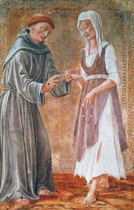 St. Franziskus heiratet die Armut