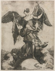 Gloria, 1535 oder 1536 von Domenico del Barbiere