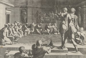 Das Bankett von Alexander, 1540-50