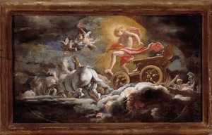 Der Sonnenwagen von Domenico the Elder Piola