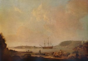 Drakes Island, Plymouth, 1773 von Dominic Serres