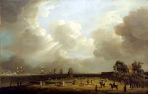 Die Ankunft von Prinzessin Charlotte in Harwich, September 1761