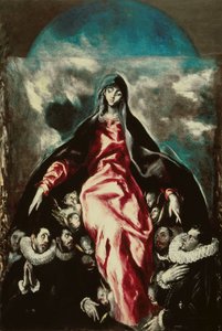 Die Madonna der Barmherzigkeit, ca. 1600-1603 von Dominico El Greco