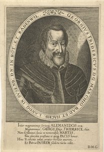Georg Friedrich von Baden-Durlach 1573-1638, ca. 1610 von Dominicus or Custodis Custos