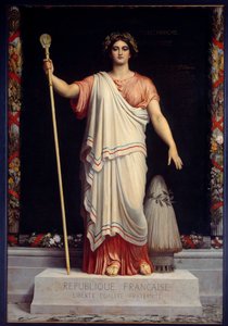 La Republique Allegorie de la Republique Francaise von Dominique Papety, 1848