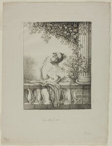 Junges Mädchen mit Vogel