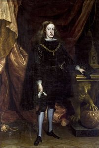 Porträt von Karl II. von Spanien von Don Juan Carreno de Miranda