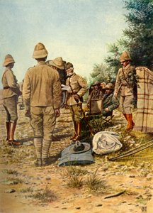 Die Kapitulation von General Cronje an Lord Roberts bei Paardeberg, 27. Februar 1900, 1901 von Donald E M