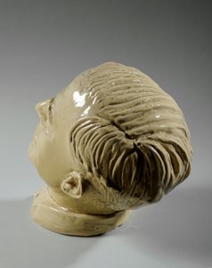 Büste eines Mannes, ca. 1934 (glasierte Keramik)