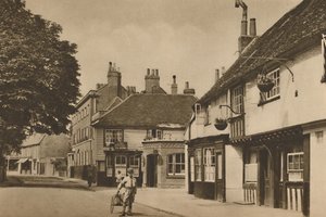 Church Street, Chiswick, mit dem ehemaligen Burlington Arms, um 1935