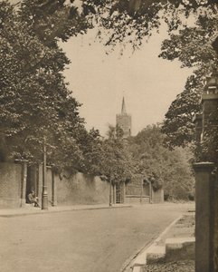 Hampstead Church von Zwischen den Blättern der Frognal Lane